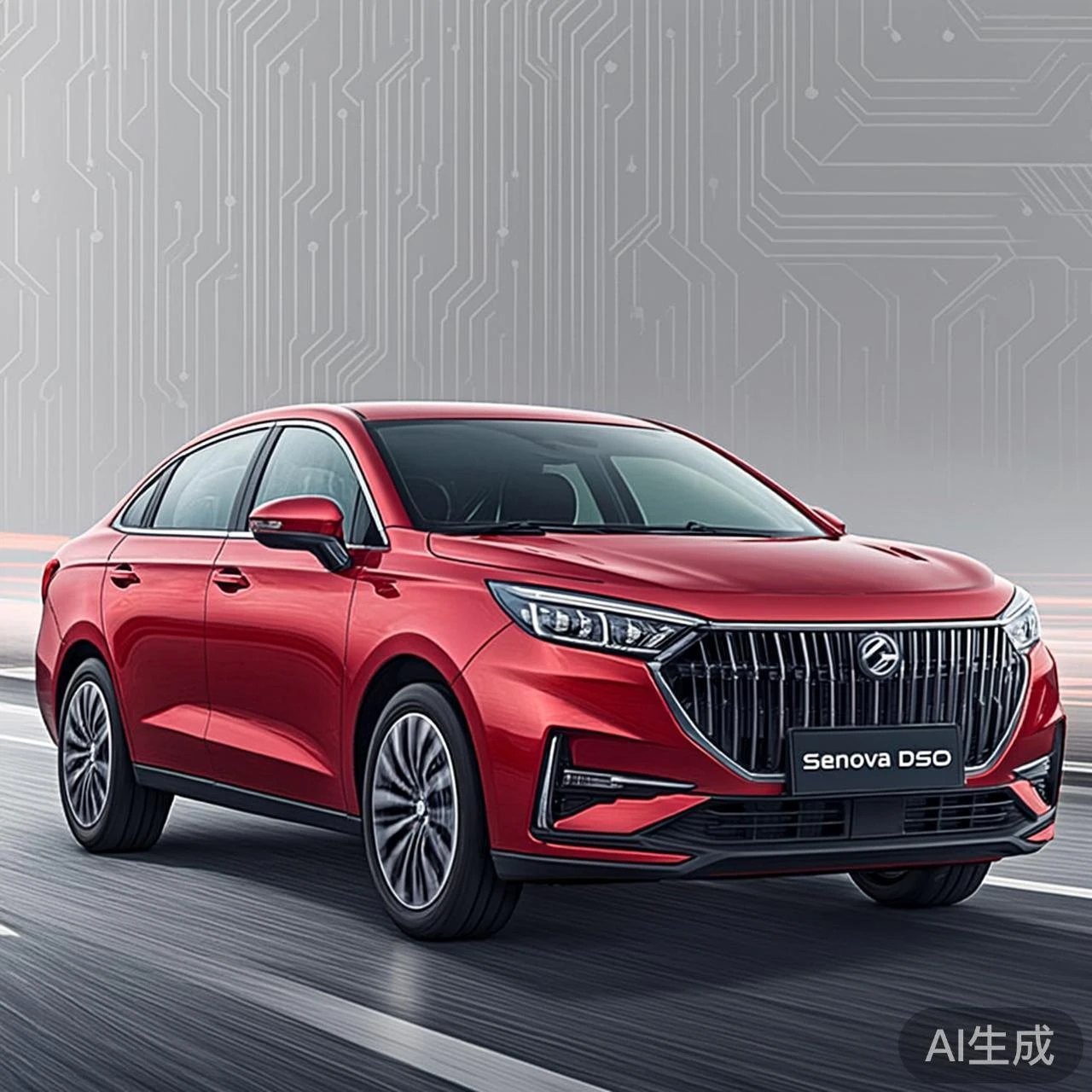 绅宝D50 2018款 1.5L CVT尊贵智驾版深度评测：红色魅影与性价比之选-尐菟姫